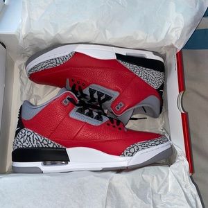 Jordan 3 “red cement” DEADSTOCK